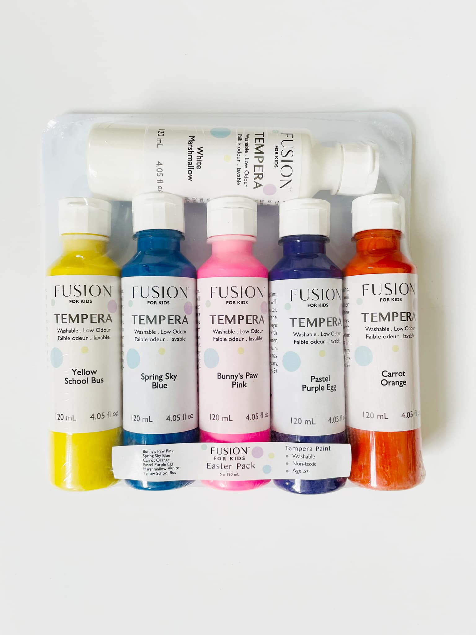 Fusion for Kids Tempera Paint Vibrant Mason Jar Studio